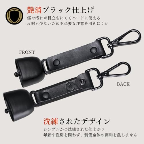 FIRE BANK 熊鈴 熊よけ鈴 熊避け 簡単1秒で消音 救命ホイッスル付き 登山 トレッキング 軽量 小型 中間 画像