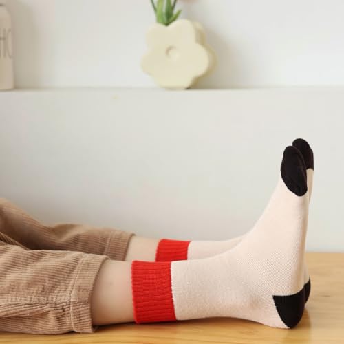 [MOSOTECH] 靴下 レディース 暖かい 冬 5足セット 厚手 防寒 厚手 あったか 吸汗消臭 耐久性 保温 登山 靴下 中間 画像