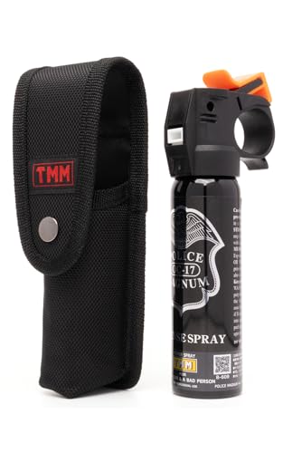 POLICE MAGNUM 熊撃退スプレー 中型 ホルスター付 (全国の複数の国公立機関・地方自治体正式採用品) B-609-CS 画像1