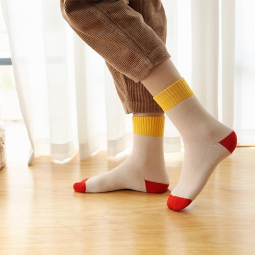 [MOSOTECH] 靴下 レディース 暖かい 冬 5足セット 厚手 防寒 厚手 あったか 吸汗消臭 耐久性 保温 登山 靴下 中間 画像