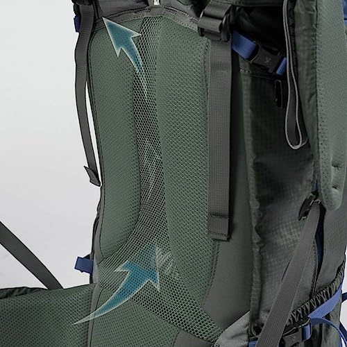 [ミレー] 登山用バックパック サースフェー SAAS FEE 50+15 LD MIS0732 レディース ブルー S(背面長43cm) 中間 画像