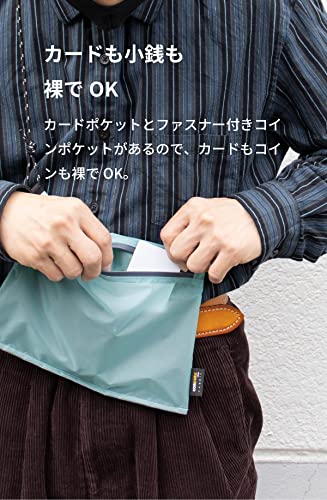 [ aso ] Regile sacoche レジル サコッシュ 財布 ウォレットレス 耐水 ZE-V203 (ホワイト) 中間 画像