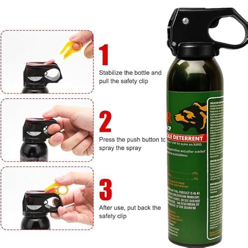 熊撃退スプレー 大型 熊スプレー 熊撃退スプレー 中間 画像