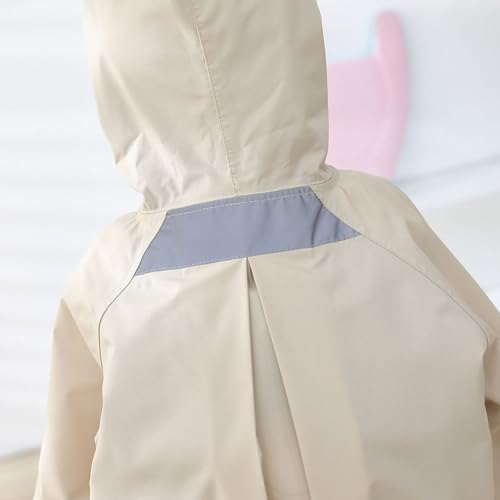 レインコート キッズ カッパ 子供 ランドセル 男の子 女の子 こども用レインコート レインポンチョ 子供 雨具 雨合羽 軽量 防水 速乾 夜間反射 ツバ 収納袋付き 薄型 レイングッズ 梅雨 豪雨 自転車 通園 通学 キャンプ アウトドア グリーン Lサイズ 最後 画像