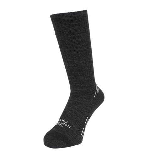 [ザノースフェイス] トレッキング ミッドウェイト クルー ユニセックス ウール アーチサポート パイル 抗菌 ブラック/ブラック M 画像1