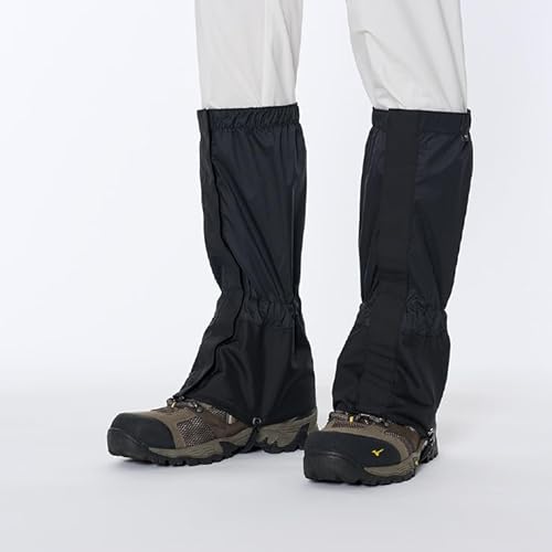 [ミズノ] アクアブロック ゲイター アウトドア 登山 ロング 耐久撥水 あぶみ付 ブラック 中間 画像
