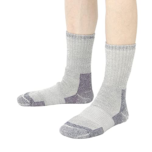 VAXPOT(バックスポット) トレッキングソックス レディース 【メリノウール 極厚パイル編み】 VA-8255 BLK 23-25cm 最後 画像