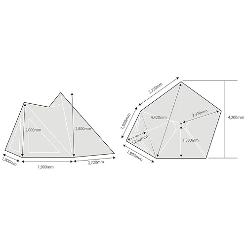 テンマクデザイン サーカスTC コンフォート レギュラー 2人用 ワンポールテント スカート付き フルクローズ ソロ デュオ ファミリー キャンプ ロープ ペグ 収納ケース付 中間 画像