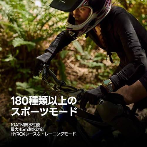 Amazfit T-Rex 3 Pro 44mm スマートウォッチ 登山 トレイルランニング ヤマレコ ヤマップ G5チタン合金 サファイアガラス スピーカー内蔵 フラッシュライト iPhone Android対応 GPS 6衛星 ミリタリー 3種類オフラインマップ ナビゲーション ルートインポート 10ATM防水 AIによる音声操作 (ブラックゴールド) 中間 画像