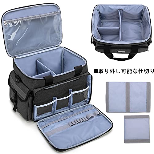 CURMIO メディカルバッグ 救急バッグ 家庭 学校 アウトドア スポーツ 部活 看護 応急処置(バッグのみ)黒 最後 画像