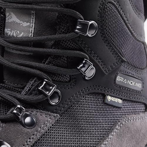 [グランドキング] ハイキングシューズ 11897 GK8X FFF 191(ブラック／グレー) 23.5 cm 中間 画像