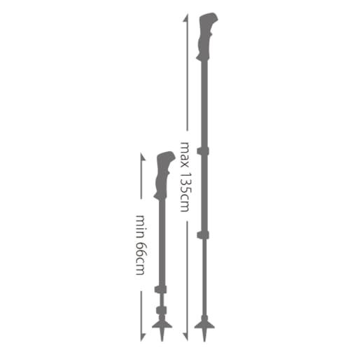 レキ(LEKI) アウトドア 登山 トレッキング ジャーニーライト 1300450 レッド 中間 画像
