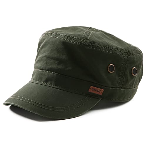 [SIGGI] ワークキャップ キャップ メンズ 大きいサイズ 帽子 釣り 登山 春夏用 uvカット 登山 作業帽子 アウトドア 63cm 64cm 65㎝ オリーブ 画像1