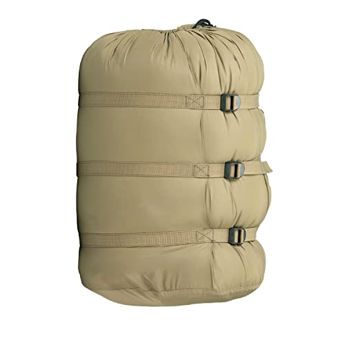 BUNDOK(バンドック)マミー型 シュラフ BDK-61 寝袋 適応温度-5℃ キャンプ 長さ220cm 幅90cm サンドベージュ シングル 中間 画像