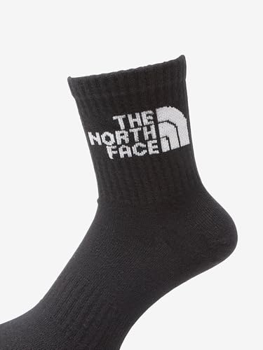 [ザ・ノース・フェイス] 靴下 TNF ジャカード ロゴ 3P クルー ユニセックス ユニセックス大人 NN82411 TNFブラック/TNFホワイト M 中間 画像