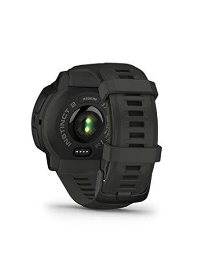 GARMIN(ガーミン) Instinct 2 Dual Power Graphite 直径45mm Suica対応 タフネスアウトドア GPS ウォッチ Android/iOS対応【日本正規品】 小 中間 画像