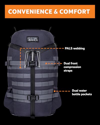 Mystery Ranch(ミステリーランチ) 2日間バックパック – タクティカルデイパック 取り出しやすい&パッド入りコンピュータースリーブ – フムス、S/M 中間 画像