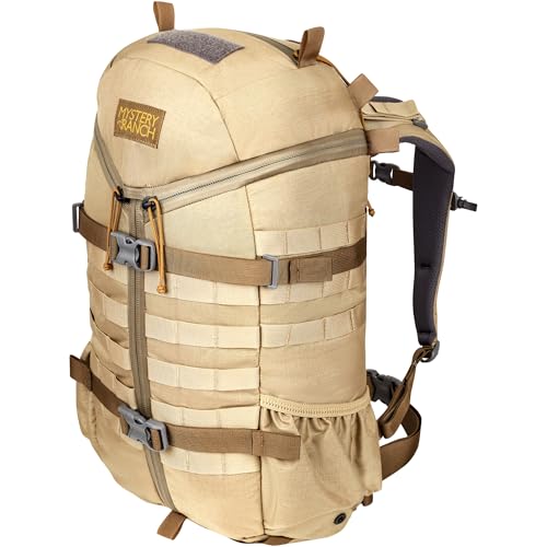 Mystery Ranch(ミステリーランチ) 2日間バックパック – タクティカルデイパック 取り出しやすい&パッド入りコンピュータースリーブ – フムス、S/M 画像1