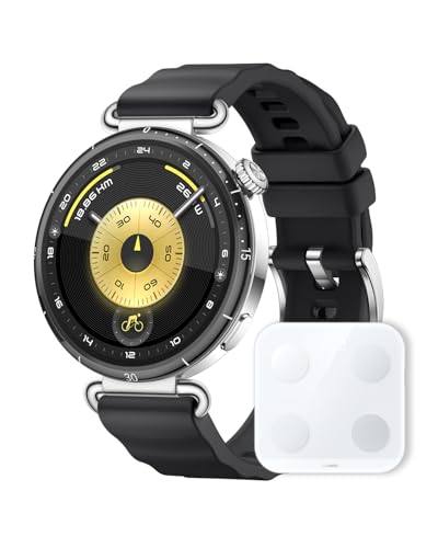 【体組成計セット】HUAWEI WATCH GT 6 41mm スマートウォッチ 最長14日間バッテリー 情緒/健康モニタリング 100種類以上スポーツモード GPS搭載 登山/ゴルフ/サイクリング iOS & Android対応 ブラック 画像1