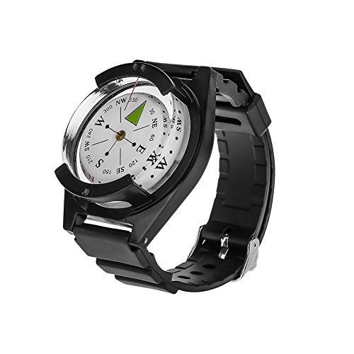 コンパス ミニタイプ 高精度 腕時計型 防水 方位磁针 羅針盤 方位磁石 方向指示 アウトドア キャンプ 登山 ハイキング 画像1