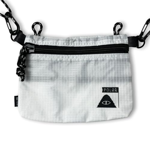 POLeR サコッシュ STAFFABLE CAMP POUCH 累計販売1800個突破 多ポケット リップストップ素材 軽量 アウトドア・フェス・旅行用 中間 画像