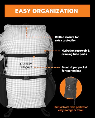 [ミステリーランチ] IN & OUT 25 Black 中間 画像