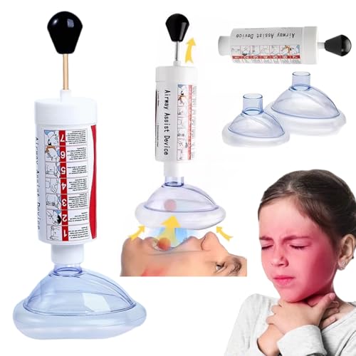 窒息吸引器 救急 喉詰まり 吸引 窒息救助装置 応急処置 窒息防止 キット 子供 大人用 窒息吸引機 ポータブル 緊急装置 窒息マスク 家族 学校 オフィス 旅行 練習します 短い吸引時間 救急キット 非医療機器 訓練用 誤飲吸引器 応急処置用品 (1個セット) 1枚目 画像