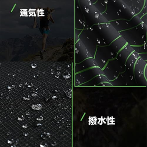 UNIQOCK ゲイター 登山用ゲイター 防水 通気 調整可能 軽量 ショートゲイター 泥除け 砂よけ 雨雪悪天候対策 男女兼用 収納袋付き キャンプ/釣り/ハイキング/登山に適しています (グリーン) 中間 画像