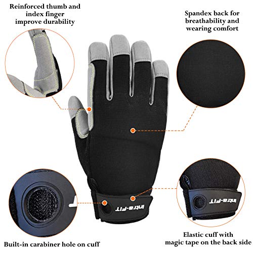 Intra-FIT クライミンググローブ 軽量 通気 岩 木 壁 山 登山に最適 中間 画像