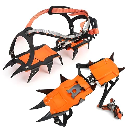 アイゼン チェーンスパイク 靴 登山 軽量 滑り止め 転倒防止凍結防止 雪 登山 釣り 磯 着脱簡単 男女兼用 1枚目 画像