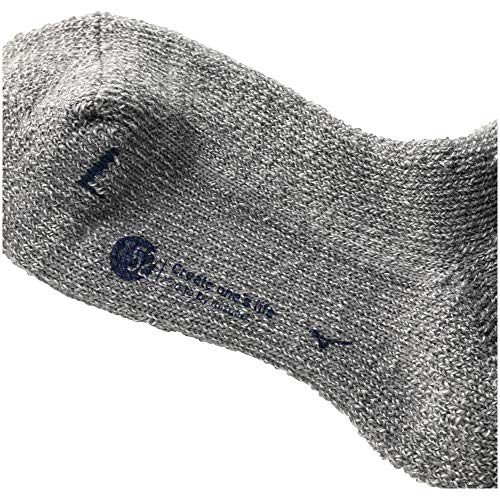 [ミズノ] アウトドアトラベルウェア ブレスサーモウール 厚手ソックス Go to by mizuno B2JX9703 レディース グレー 22.0-24.0 cm 中間 画像