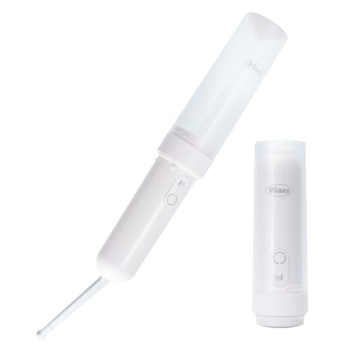 Viaes(ビアエス)【正規品】充電式 携帯おしり洗浄器【水圧強い ストロングモード搭載】(USBケーブル、予備ノズル、専用ポーチ) 電源不要 簡易 シャワー ウォッシュ トイレ ハンディ ポータブル (a.ホワイト/ジョイントなし) 1枚目 画像