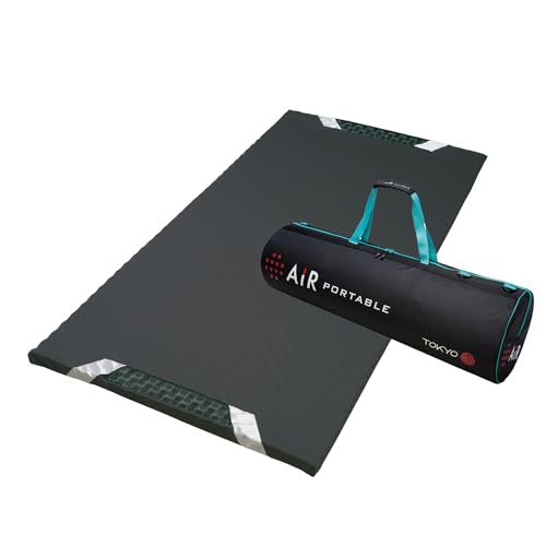 nishikawa 【 西川 】 [エアーポータブル] モバイルマット モバイル マットレス シングル ベッドの上に1枚プラス 点で支える 持ち運び用 出張 遠征 エアー AiR ブラック HD07331621M 【30日間のお試しサービス対象】 画像1