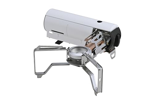 スノーピーク(snow peak)【Amazon限定】HOME&CAMPバーナー ホワイト 限定カラー カセットコンロ 折りたたみ 1枚目 画像