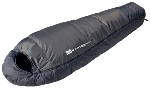 WAQ 寝袋 ダウンスリーピングバッグ ダウンシュラフ キャンプ マミー型 -30度対応 FP650 軽量 コンパクト アウトドア キャンプ 登山 車中泊 防災用 1枚目 画像