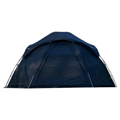 WAQ Paramount Dome ソロ ファミリードーム型シェルター 自立式 アウトドア テント 煙突穴付き 多機能 4シーズン適用 スカート付き 簡単設営 (ブラック(BLACK)) 画像1