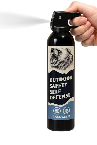 MAクマ撃退スプレー 40フィート射程 最大強度 9.2オンス マウンテンライオン対応 アウトドア・キャンプ 1枚目 画像