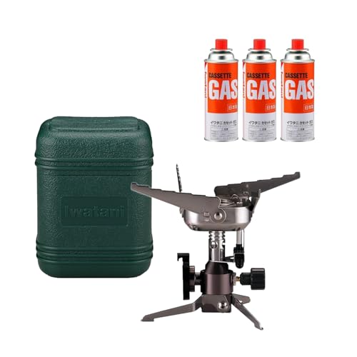 【セット商品】イワタニ Iwatani 岩谷 カセットガス バーナー ジュニアコンパクトバーナー ケース付き CB-JCB + カセットガス CB缶 3P セット 1枚目 画像
