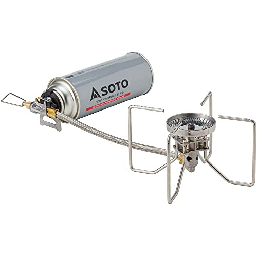 ソト(SOTO) 日本製 シングルバーナー レギュレーター搭載 (高火力 風に強い) CB缶 分離型 アウトドア 防災 キャンプ ソロ デュオ グループ レギュレーターストーブ FUSION(フュージョン) ST-330 1枚目 画像