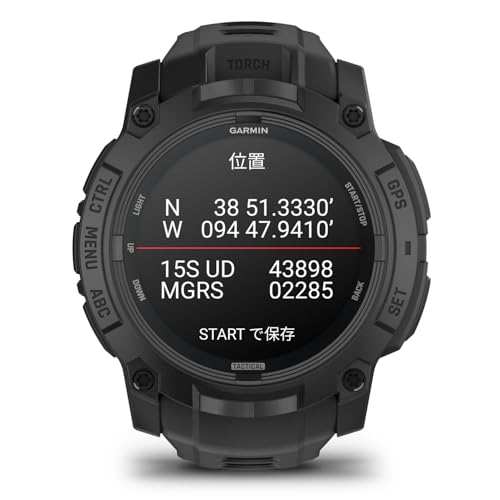 ガーミン(GARMIN) Instinct 3 Tactical AMOLED 50mmサイズ Black 010-03020-80 【ランニング・ゴルフ・登山・サイクリング等30種類以上対応】【Android/iOS対応】【Suica機能搭載】【ビジネスシーンもOK】【日本正規品】 最後 画像