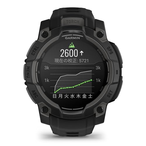 ガーミン(GARMIN) Instinct 3 45mmサイズ AMOLED Black Bezel with Black Band 010-02936-30 【ランニング・ゴルフ・登山・サイクリング等30種類以上対応】【Android/iOS対応】【Suica機能搭載】【ビジネスシーンもOK】【日本正規品】 中間 画像