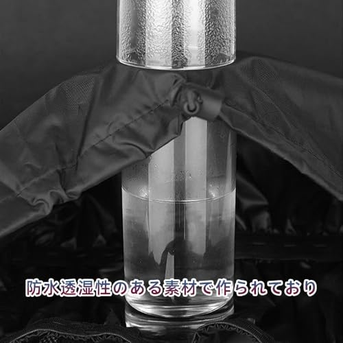 UNIQOCK 登山用ゲイター 防水 通気 ロングゲイター スパッツ レッグカバー 超軽量 コンパクト 撥水 泥除け 砂よけ 蚊避け 高耐久性 耐摩耗性 通気 アウトドア 雪山 メンズ レーディス 雨雪悪天候対策 男女兼用 装着簡単 収納袋付き-ネイビーブルー 中間 画像