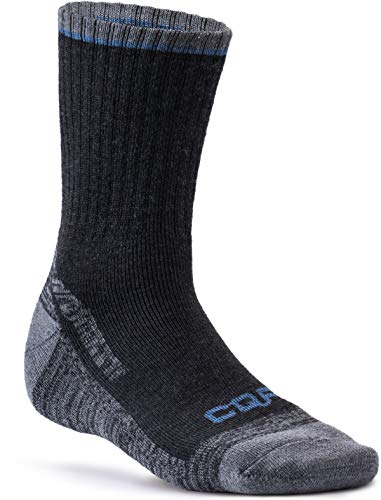 [CQR] ウールソックス 靴下 メンズ レディース 厚手 [通気性・抗菌防臭・吸汗速乾] 登山 スノーボード スキー ハイキング トレッキング アウトドア ロングソックス 冬用 TZS78-JPO_L 最後 画像