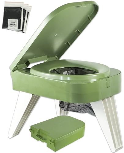 FUTUREFOX 【防災士推奨】 簡易トイレ 災害用 防災トイレ ポータブルトイレ コンパクト 耐荷重150kg トイレキット付属 (簡易トイレ(本体)) 1枚目 画像