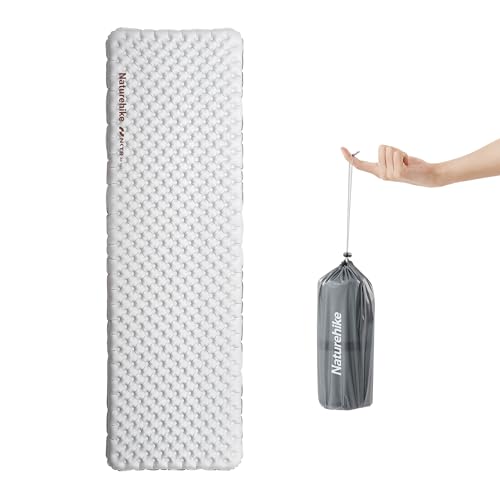 Naturehike 公式 高R値 エアーマット R5.8超軽量 約500g SGS認証 実用新案登録 4シーズン (≥-20℃使用可能) アウトドア 厚手7cm コンパクト キャンプ 登山 インフレーターマット 連結可能 耐水加工 車中泊 テント泊 防水 保温 防災 収納袋付き 画像1