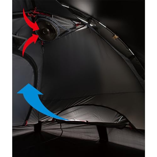 Coleman(コールマン) テント ツーリングドームエアー/LX+ グレー 2~3人用 ポールポケット式 2000039085 キャンプ ツーリング 2-3人用 前室あり コンパクト軽量 ダークルーム 簡単設営 カンガルーテント 最後 画像