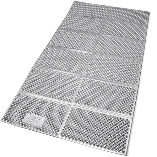 Mozambique(モザンビーク) キャンプマット ダブルサイズ レジャーシート アルミ アウトドアマット フォームマット ダブル 収納袋付き (ダークアース) 画像1