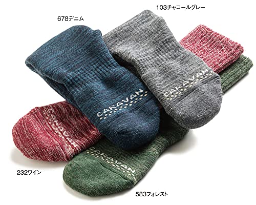 [キャラバン] ソックス 0131008 RLメリノ・レトロトレッキング 678(デニム) 日本 L(26.0-28.0cm) (日本サイズL相当) 最後 画像