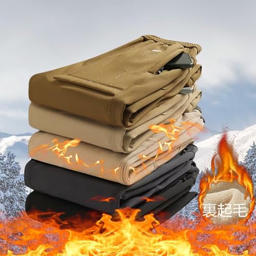 [Anyanmoutn] トレッキングパンツ レディース 登山 パンツ アウトドアパンツ 長ズボンクライミング 裏起毛 防寒 防風 厚手保温 防止ピリング 秋冬用 中間 画像