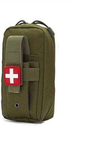 応急処置キット、屋外緊急キャンプ用品、止血帯と収納バッグ付きのポータブル医療キット(さまざまな色が利用可能) (绿) 1枚目 画像